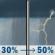 Saturday: A chance of rain showers between 8am and 2pm, then a chance of showers and thunderstorms. Cloudy, with a high near 79. Chance of precipitation is 50%. New rainfall amounts between a half and three quarters of an inch possible. Saturday: Chance Rain Showers